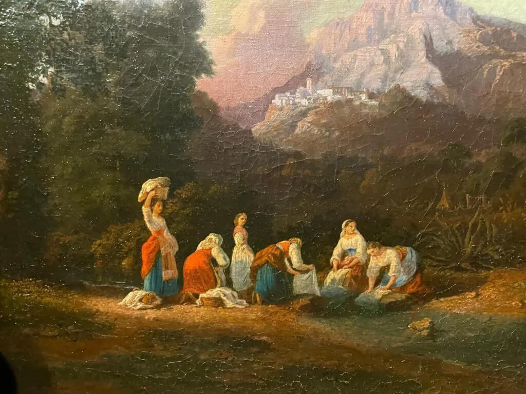 Tableau ancien encadré